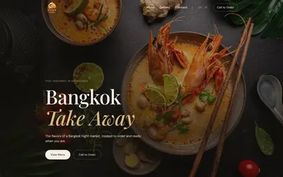 Bangkok Take Away, the site we built